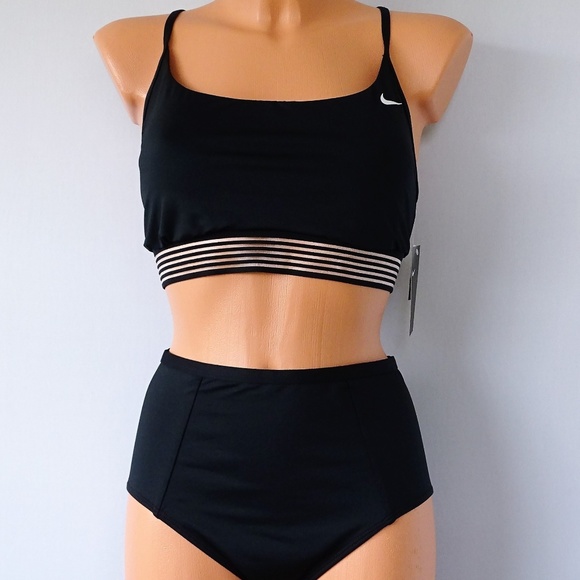 Nike Other - Nike 2 Piece Active Black Bikini Set NWT Large